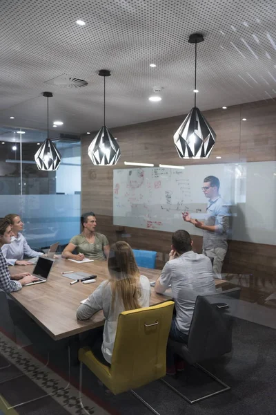 Startup equipo de negocios en la reunión — Foto de Stock