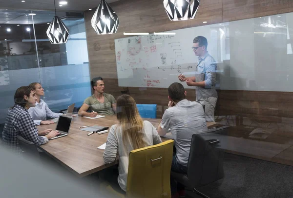 Startup equipo de negocios en la reunión — Foto de Stock