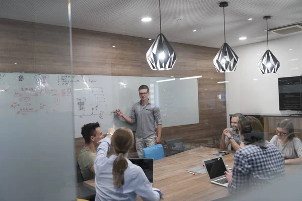 Startup equipo de negocios en la reunión — Foto de Stock