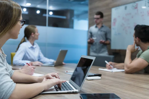 Startup business team on meeting — Stock Photo, Image