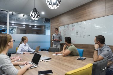 Girişim ekibi toplantıda