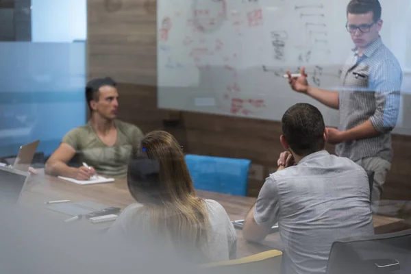 Startup equipo de negocios en la reunión — Foto de Stock