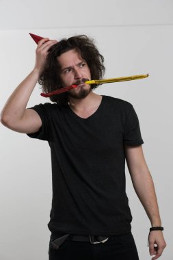 konfeti adam partisi