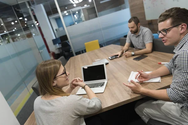 Startup business team on meeting — Stock Photo, Image