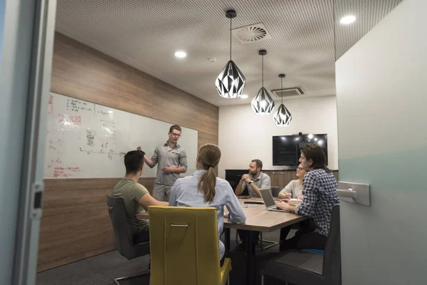 Startup equipo de negocios en la reunión — Foto de Stock