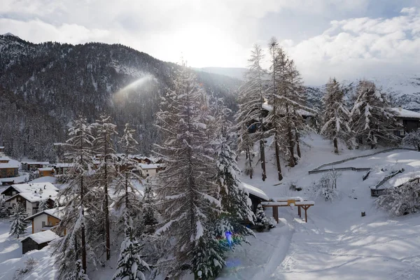 Berget matterhorn zermatt Schweiz — Stockfoto