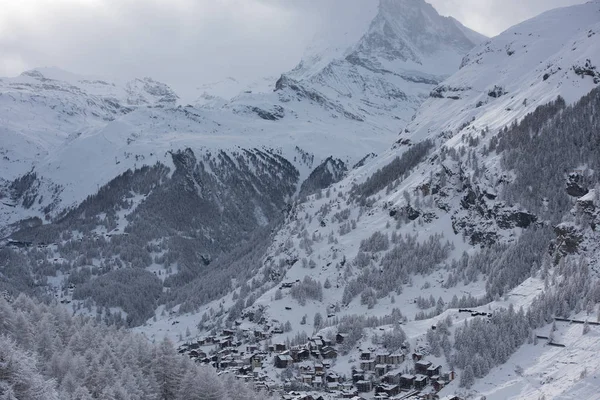 Hegyi matterhorn zermatt, Svájc — Stock Fotó