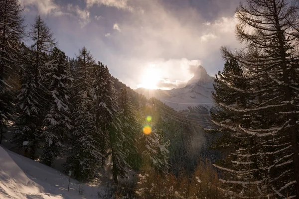 Montagna matterhorn zermatt Svizzera — Foto Stock