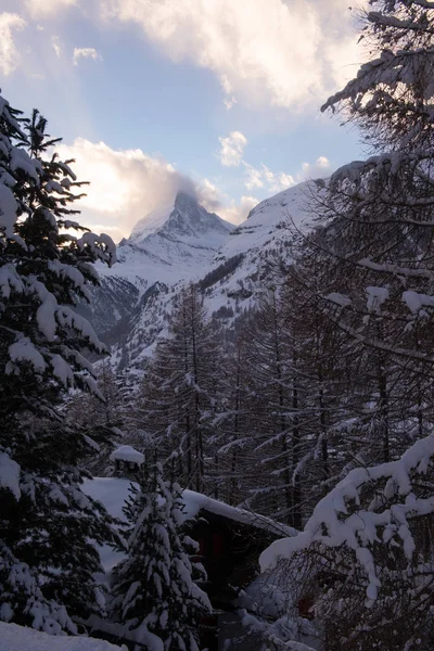 Montagna matterhorn zermatt Svizzera — Foto Stock