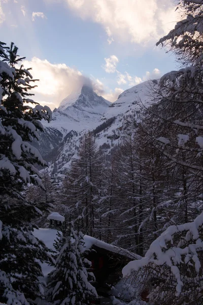 Montanha matterhorn zermatt suíça — Fotografia de Stock