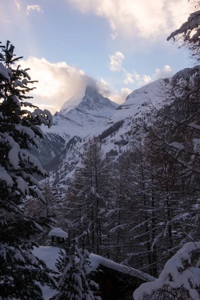 Berg matterhorn-zermatt Zwitserland — Stockfoto