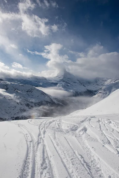 Hegyi matterhorn zermatt, Svájc — Stock Fotó