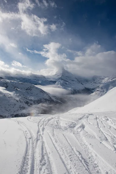 Mountain matterhorn zermatt Schweiz — Stockfoto