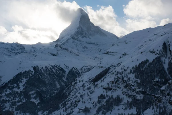 Hegyi matterhorn zermatt, Svájc — Stock Fotó