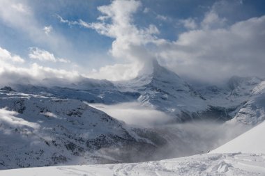 dağ matterhorn zermatt İsviçre