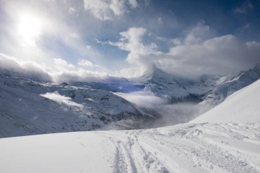 dağ matterhorn zermatt İsviçre