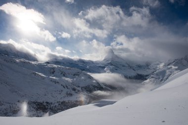 dağ matterhorn zermatt İsviçre