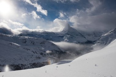 dağ matterhorn zermatt İsviçre
