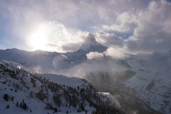 Hora matterhorn zermatt Švýcarsko — Stock fotografie