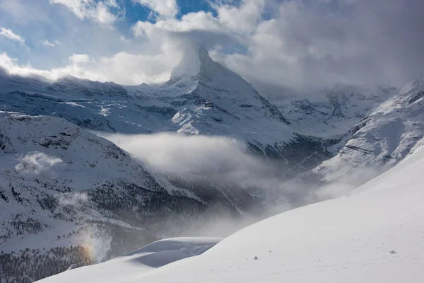 Munte Matterhorn zermatt switzerland — Fotografie, imagine de stoc