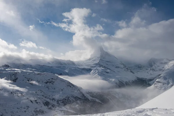 Hegyi matterhorn zermatt, Svájc — Stock Fotó