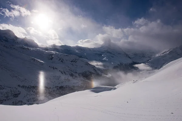 Berg matterhorn-zermatt Zwitserland — Stockfoto