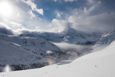 dağ matterhorn zermatt İsviçre