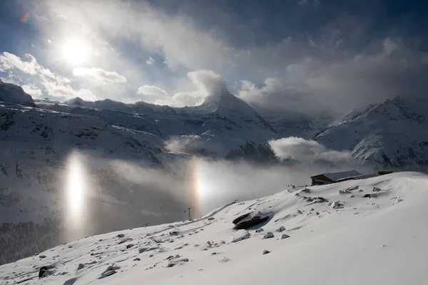 La montaña matterhorn zermatt Suiza —  Fotos de Stock