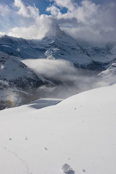 山マッターホルン ツェルマット スイス — ストック写真