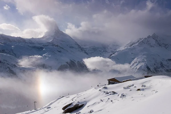 Berg matterhorn-zermatt Zwitserland — Stockfoto