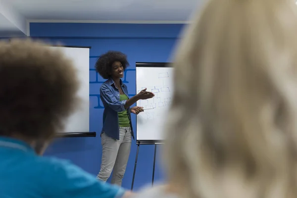 Black woman Speaker at Seminar