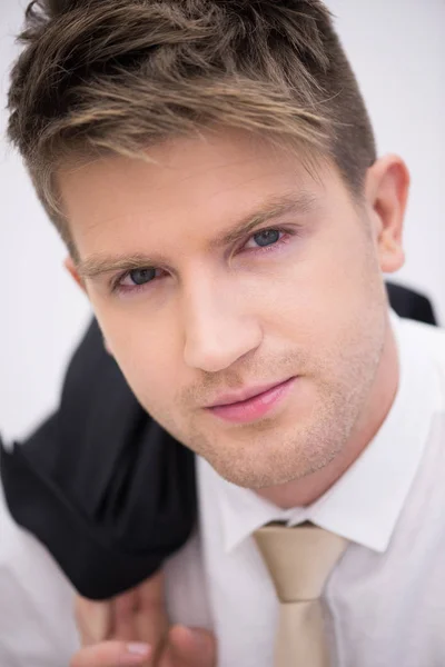 Portrait of a young handsome man — Stock Photo, Image