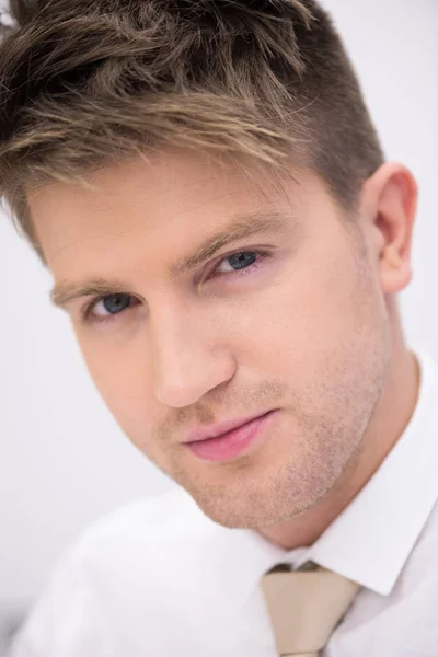 Portrait of a young handsome man — Stock Photo, Image