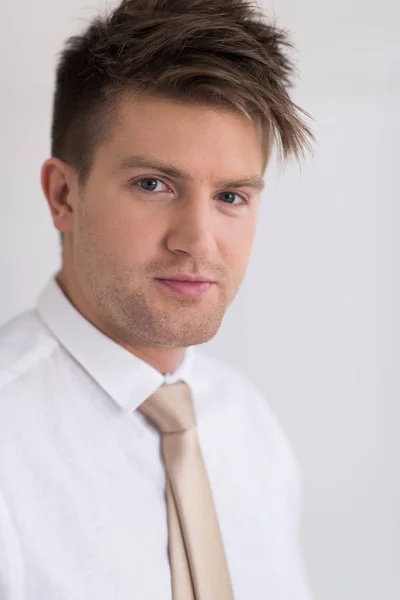 Portrait of a young handsome man — Stock Photo, Image