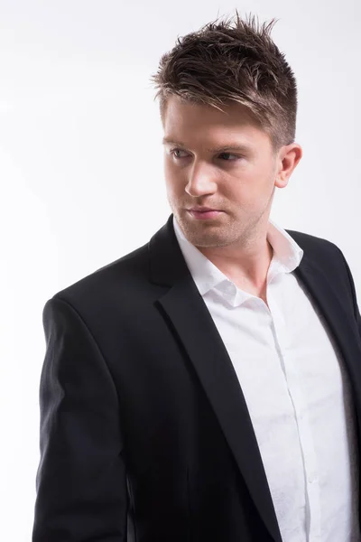 Portrait of a young handsome man — Stock Photo, Image