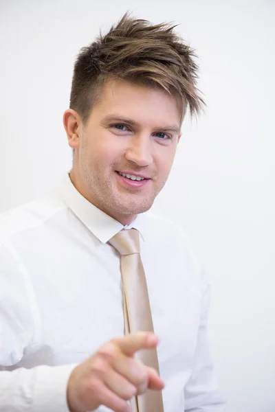 Portrait of a young handsome man — Stock Photo, Image