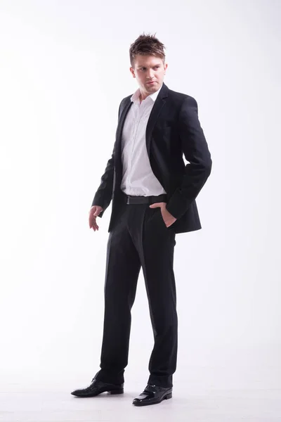 Full body shot of an young handsome man — Stock Photo, Image