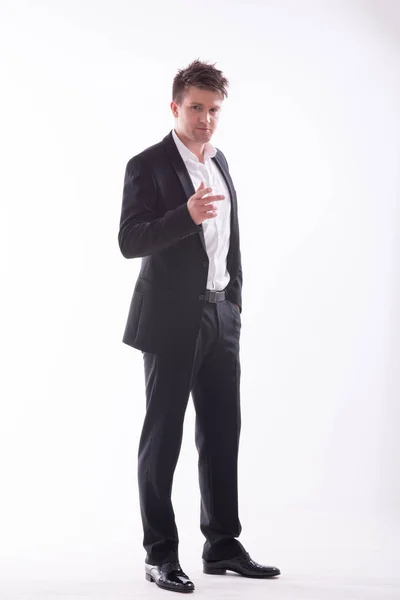 Full body shot of an young handsome man — Stock Photo, Image
