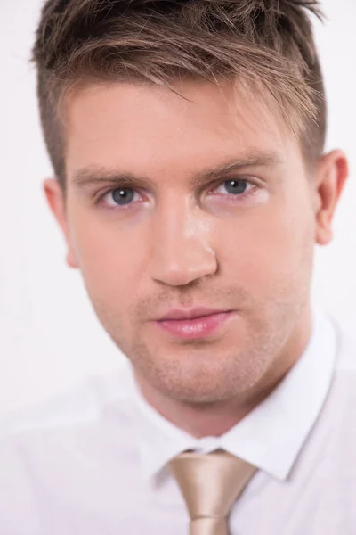 Portrait of a young handsome man — Stock Photo, Image