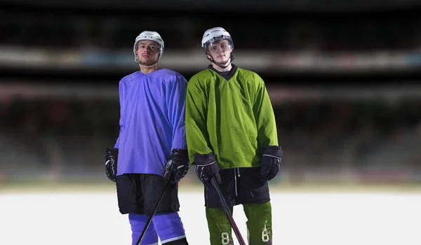 Ice Hockey Sport Players Comptetition Concpet — Stock Photo, Image