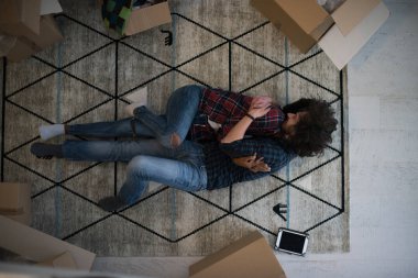 çekici genç çok ırklı Çift  