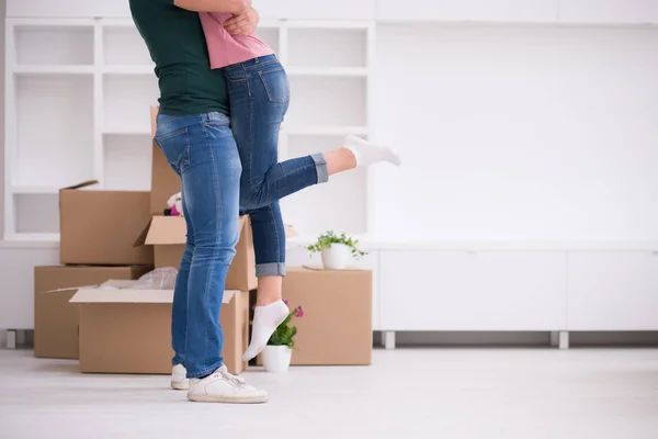 Hugging young couple — Stock Photo, Image