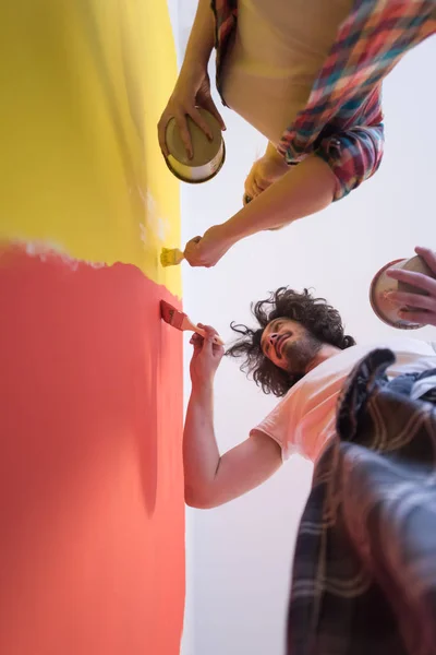 Paar schilderij interieur wand — Stockfoto