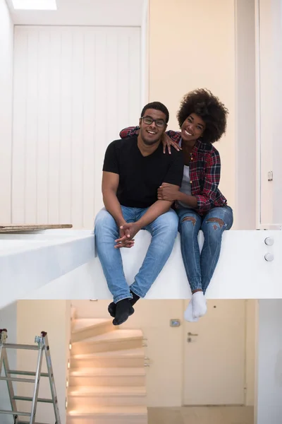 Pareja teniendo descanso — Foto de Stock