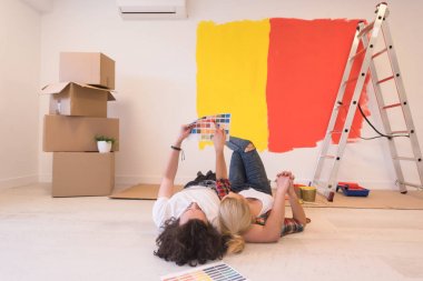 Mutlu çift resim sonra rahatlatıcı