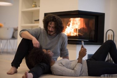 güzel genç çok ırklı Çift