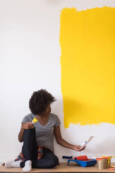 Pittrice afro-americana — Foto Stock