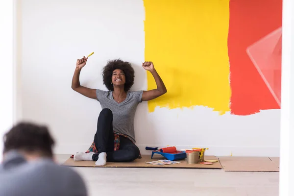 Pittrice afro-americana — Foto Stock