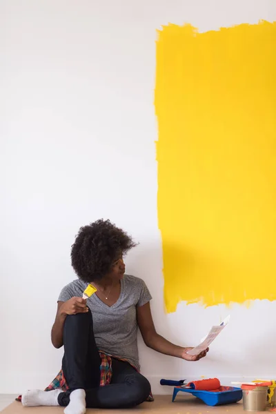 Pittrice afro-americana — Foto Stock