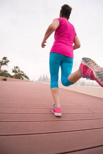 Futás-sétányán nő — Stock Fotó